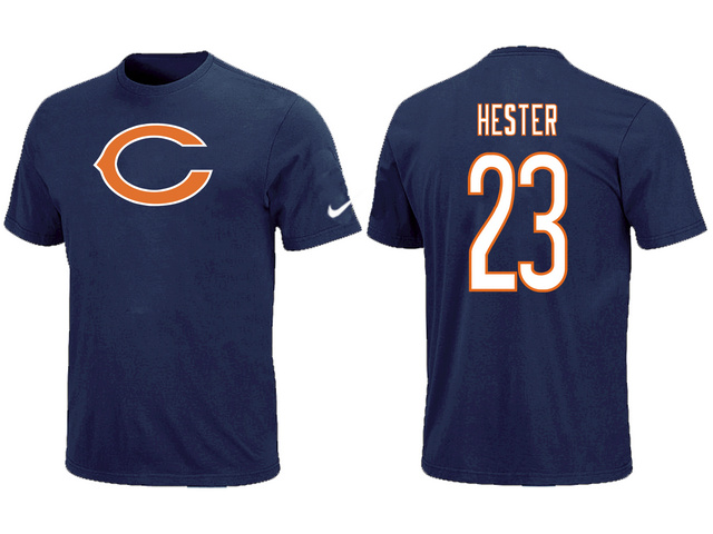 Nike Chicago Bears Devin Hester Name & Number T-Shirt Blue,We sell and wholesale Nike Chicago Bears Devin Hester Name & Number T-Shirt Blue on line form chian!