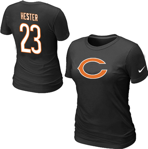 Nike Chicago Bears Devin Hester Name & Number Women's T-Shirt Black,We sell and wholesale Nike Chicago Bears Devin Hester Name & Number Women's T-Shirt Black on line form chian!