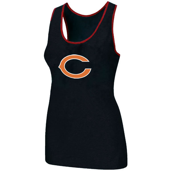 Nike Chicago Bears Ladies Big Logo Tri-Blend Racerback stretch Tank Top Black,We sell and wholesale Nike Chicago Bears Ladies Big Logo Tri-Blend Racerback stretch Tank Top Black on line form chian!