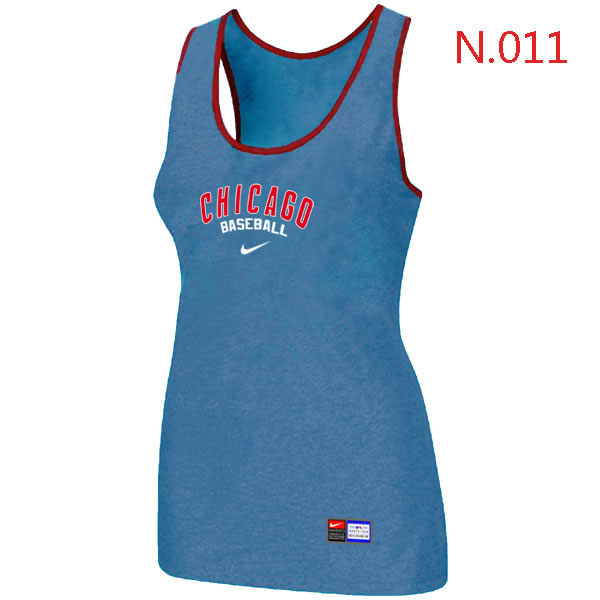 Nike Chicago Cubs Tri-Blend Racerback stretch Tank Top L.Blue,We sell and wholesale Nike Chicago Cubs Tri-Blend Racerback stretch Tank Top L.Blue on line form chian!