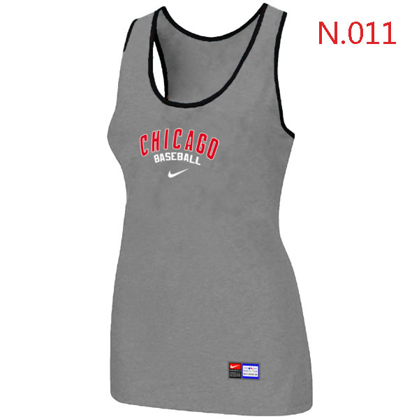 Nike Chicago Cubs Tri-Blend Racerback stretch Tank Top L.grey,We sell and wholesale Nike Chicago Cubs Tri-Blend Racerback stretch Tank Top L.grey on line form chian!