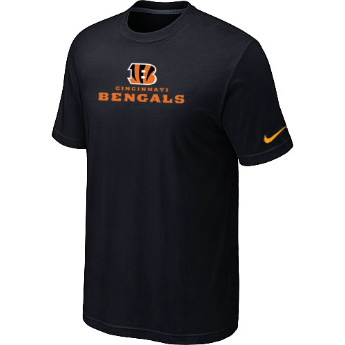 Nike Cincinnati Bengals Authentic Logo T-Shirt black,We sell and wholesale Nike Cincinnati Bengals Authentic Logo T-Shirt black on line form chian!