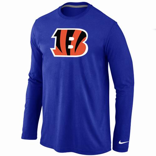Nike Cincinnati Bengals Logo Long Sleeve T-Shirt Blue,We sell and wholesale Nike Cincinnati Bengals Logo Long Sleeve T-Shirt Blue on line form chian!