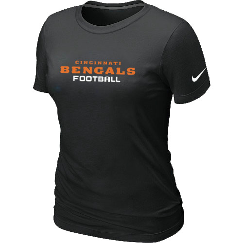 Nike Cincinnati Bengals Sideline Legend Authentic Font Women's T-Shirt BLACK,We sell and wholesale Nike Cincinnati Bengals Sideline Legend Authentic Font Women's T-Shirt BLACK on line form chian!