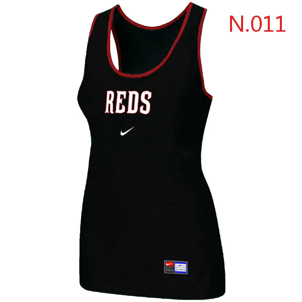 Nike Cincinnati Reds Tri-Blend Racerback stretch Tank Top Black,We sell and wholesale Nike Cincinnati Reds Tri-Blend Racerback stretch Tank Top Black on line form chian!