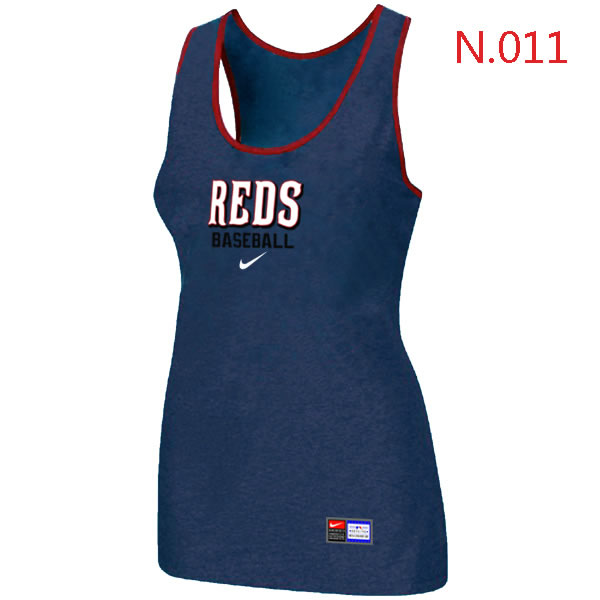 Nike Cincinnati Reds Tri-Blend Racerback stretch Tank Top Blue,We sell and wholesale Nike Cincinnati Reds Tri-Blend Racerback stretch Tank Top Blue on line form chian!
