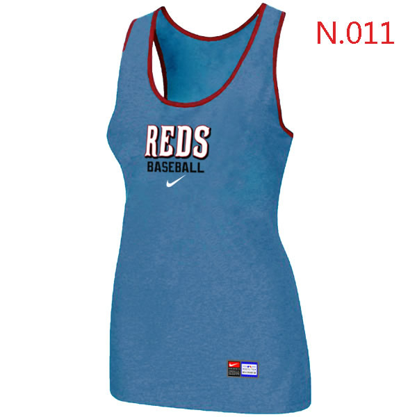 Nike Cincinnati Reds Tri-Blend Racerback stretch Tank Top L.Blue,We sell and wholesale Nike Cincinnati Reds Tri-Blend Racerback stretch Tank Top L.Blue on line form chian!