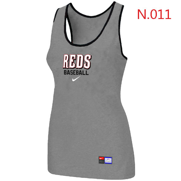 Nike Cincinnati Reds Tri-Blend Racerback stretch Tank Top L.grey,We sell and wholesale Nike Cincinnati Reds Tri-Blend Racerback stretch Tank Top L.grey on line form chian!