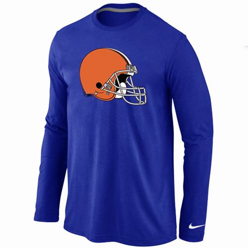 Nike Cleveland Browns Logo Long Sleeve T-Shirt Blue,We sell and wholesale Nike Cleveland Browns Logo Long Sleeve T-Shirt Blue on line form chian!