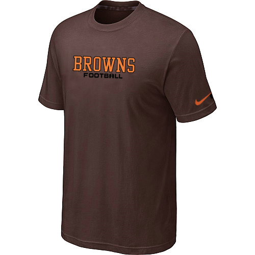 Nike Cleveland Browns Sideline Legend Authentic Font T-Shirt Brow,We sell and wholesale Nike Cleveland Browns Sideline Legend Authentic Font T-Shirt Brow on line form chian!