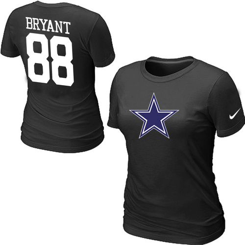 Nike Dallas Cowboys 88 BRYANT Name & Number Women's T-Shirt Black,We sell and wholesale Nike Dallas Cowboys 88 BRYANT Name & Number Women's T-Shirt Black on line form chian!