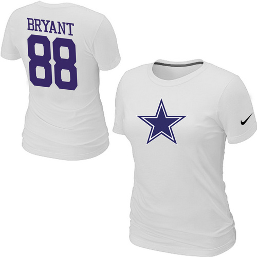Nike Dallas Cowboys 88 BRYANT Name & Number Women's T-Shirt White,We sell and wholesale Nike Dallas Cowboys 88 BRYANT Name & Number Women's T-Shirt White on line form chian!