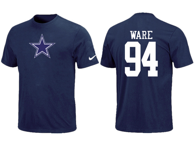 Nike Dallas Cowboys 94 WARE Name & Number T-Shirt Blue,We sell and wholesale Nike Dallas Cowboys 94 WARE Name & Number T-Shirt Blue on line form chian!