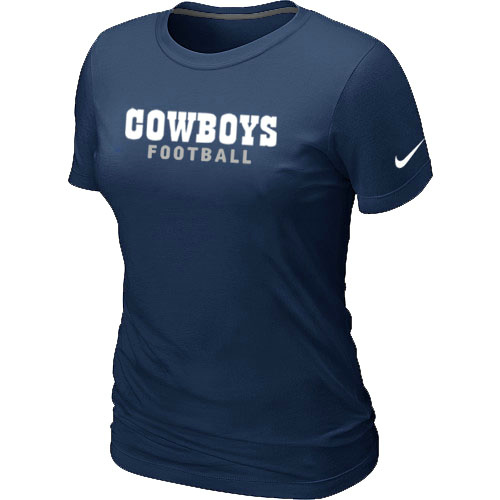 Nike Dallas Cowboys Sideline Legend Authentic Font Women's T-Shirt D.Blue,We sell and wholesale Nike Dallas Cowboys Sideline Legend Authentic Font Women's T-Shirt D.Blue on line form chian!