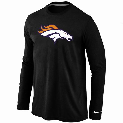 Nike Denver Broncos Logo Long Sleeve T-Shirt black,We sell and wholesale Nike Denver Broncos Logo Long Sleeve T-Shirt black on line form chian!