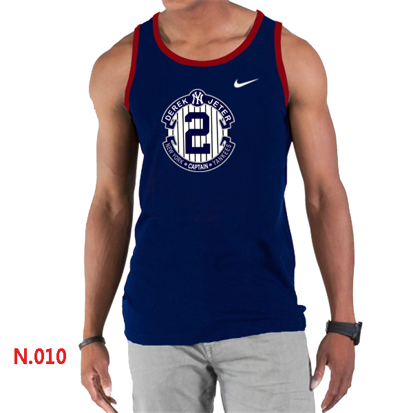 Nike Derek Jeter New York Yankees Official Final Season Commemorative Logo men Tank Top D.Blue,We sell and wholesale Nike Derek Jeter New York Yankees Official Final Season Commemorative Logo men Tank Top D.Blue on line form chian!