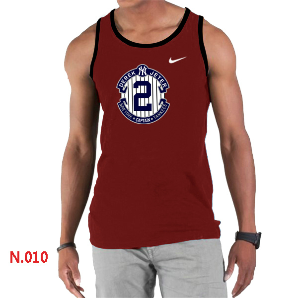 Nike Derek Jeter New York Yankees Official Final Season Commemorative Logo men Tank Top Red,We sell and wholesale Nike Derek Jeter New York Yankees Official Final Season Commemorative Logo men Tank Top Red on line form chian!