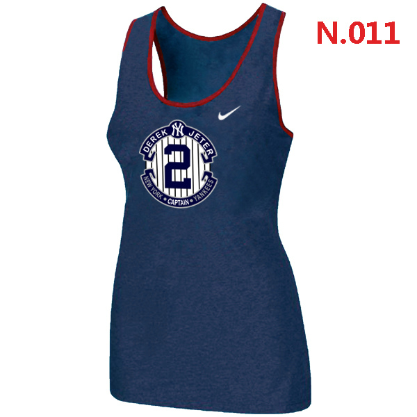 Nike Derek Jeter New York Yankees Official Final Season Commemorative Logo stretch Tank Top Blue,We sell and wholesale Nike Derek Jeter New York Yankees Official Final Season Commemorative Logo stretch Tank Top Blue on line form chian!