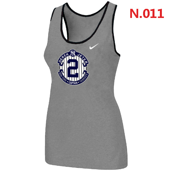 Nike Derek Jeter New York Yankees Official Final Season Commemorative Logo stretch Tank Top L.grey,We sell and wholesale Nike Derek Jeter New York Yankees Official Final Season Commemorative Logo stretch Tank Top L.grey on line form chian!