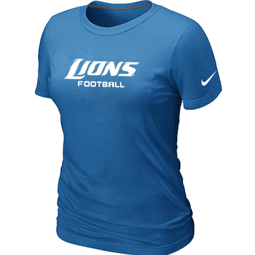 Nike Detroit Lions Sideline Legend Authentic Font Women's T-Shirt L.Blue,We sell and wholesale Nike Detroit Lions Sideline Legend Authentic Font Women's T-Shirt L.Blue on line form chian!