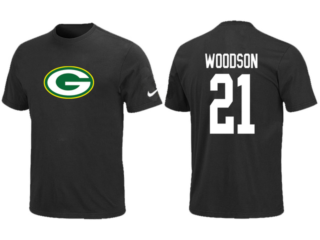 Nike Green Bay Packers 21 WOODSON Name & Number T-Shirt Black,We sell and wholesale Nike Green Bay Packers 21 WOODSON Name & Number T-Shirt Black on line form chian!