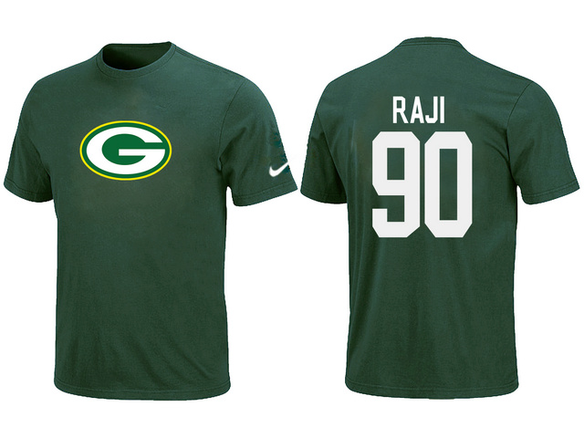 Nike Green Bay Packers 90 RAJI Name & Number T-Shirt Green,We sell and wholesale Nike Green Bay Packers 90 RAJI Name & Number T-Shirt Green on line form chian!