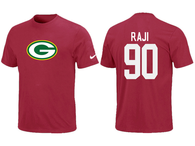Nike Green Bay Packers 90 RAJI Name & Number T-Shirt Red,We sell and wholesale Nike Green Bay Packers 90 RAJI Name & Number T-Shirt Red on line form chian!