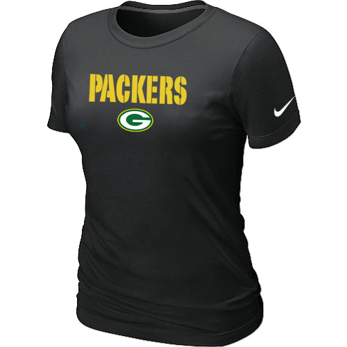 Nike Green Bay Packers Authentic Logo Women's T-Shirt Black,We sell and wholesale Nike Green Bay Packers Authentic Logo Women's T-Shirt Black on line form chian!