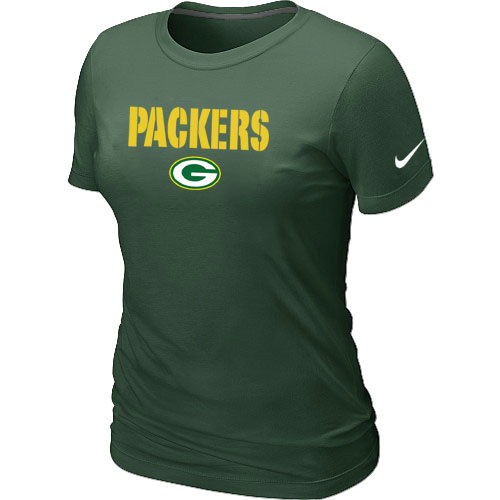 Nike Green Bay Packers Authentic Logo Women's T-Shirt Green,We sell and wholesale Nike Green Bay Packers Authentic Logo Women's T-Shirt Green on line form chian!