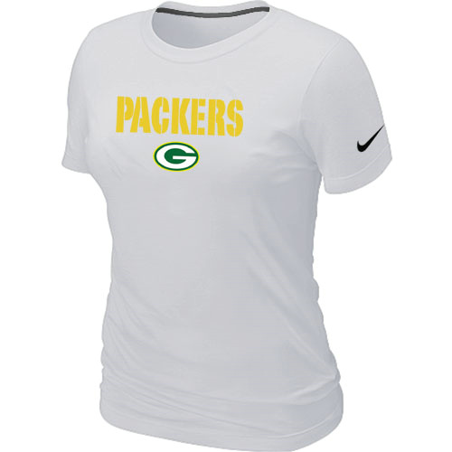 Nike Green Bay Packers Authentic Logo Women's T-Shirt White,We sell and wholesale Nike Green Bay Packers Authentic Logo Women's T-Shirt White on line form chian!