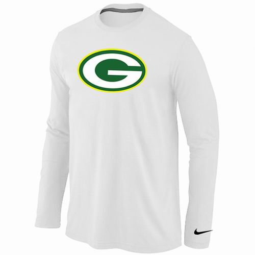 Nike Green Bay Packers Logo Long Sleeve T-Shirt White,We sell and wholesale Nike Green Bay Packers Logo Long Sleeve T-Shirt White on line form chian!
