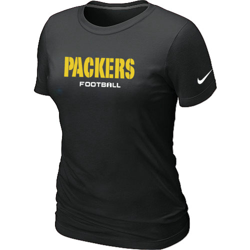 Nike Green Bay Packers Sideline Legend Authentic Font Women's T-Shirt Black,We sell and wholesale Nike Green Bay Packers Sideline Legend Authentic Font Women's T-Shirt Black on line form chian!