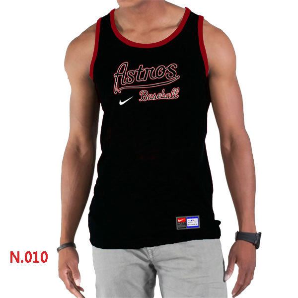 Nike Houston Astros Home Practice men Tank Top Black,We sell and wholesale Nike Houston Astros Home Practice men Tank Top Black on line form chian!