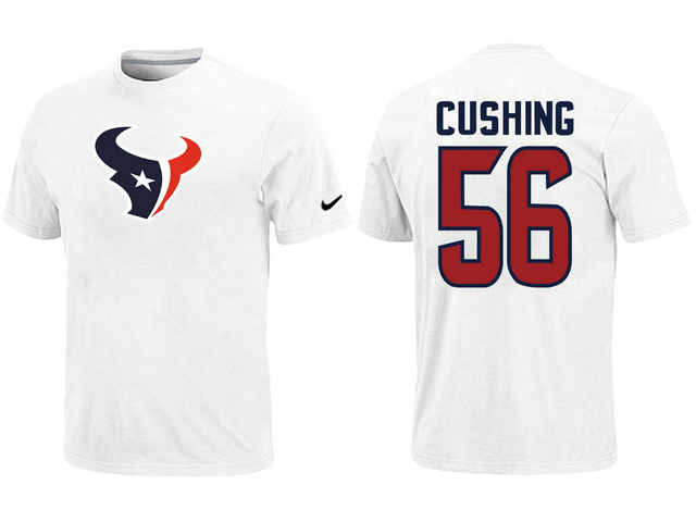 Nike Houston Texans 56 Cushing Name & Number White T-Shirt,We sell and wholesale Nike Houston Texans 56 Cushing Name & Number White T-Shirt on line form chian!