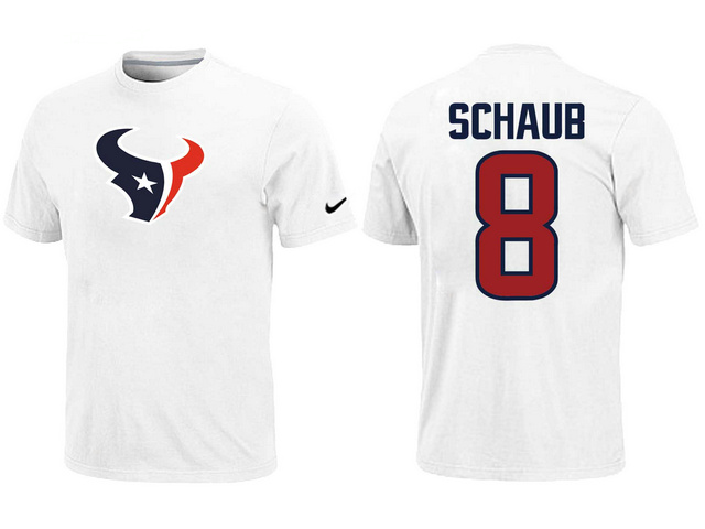 Nike Houston Texans 8 schaub Name & Number White T-Shirt,We sell and wholesale Nike Houston Texans 8 schaub Name & Number White T-Shirt on line form chian!