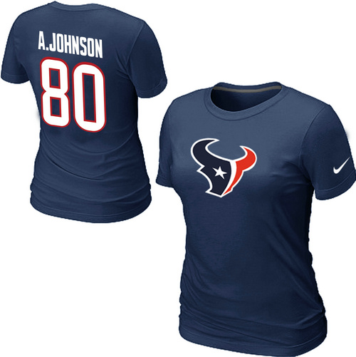 Nike Houston Texans Andre Johnson Name & Number Women's T-Shirt,We sell and wholesale Nike Houston Texans Andre Johnson Name & Number Women's T-Shirt on line form chian!