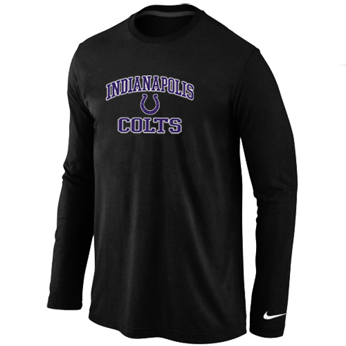 Nike Indianapolis Colts Heart & Soul Long Sleeve T-Shirt Black,We sell and wholesale Nike Indianapolis Colts Heart & Soul Long Sleeve T-Shirt Black on line form chian!