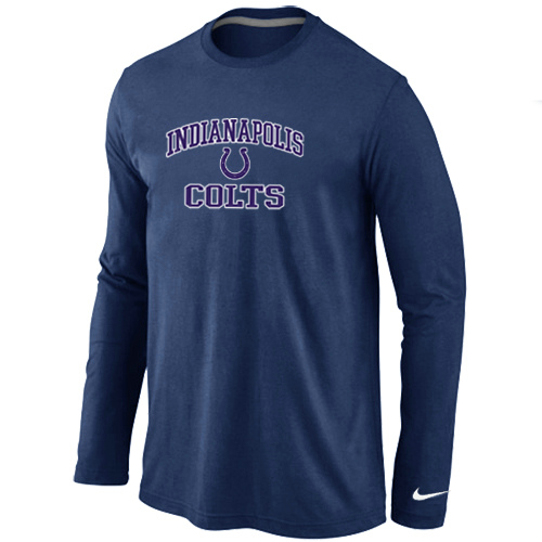 Nike Indianapolis Colts Heart & Soul Long Sleeve T-Shirt D.Blue,We sell and wholesale Nike Indianapolis Colts Heart & Soul Long Sleeve T-Shirt D.Blue on line form chian!