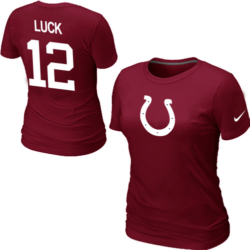 Nike Indianapolis Colts LUCK Name & Number Women's Red T-Shirt,We sell and wholesale Nike Indianapolis Colts LUCK Name & Number Women's Red T-Shirt on line form chian!