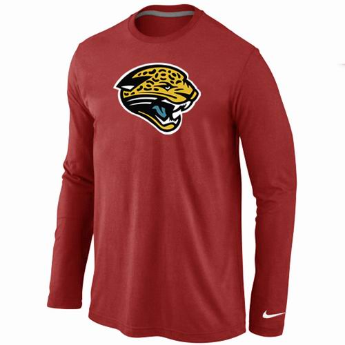 Nike Jacksonville Jaguars Logo Long Sleeve T-Shirt Red,We sell and wholesale Nike Jacksonville Jaguars Logo Long Sleeve T-Shirt Red on line form chian!
