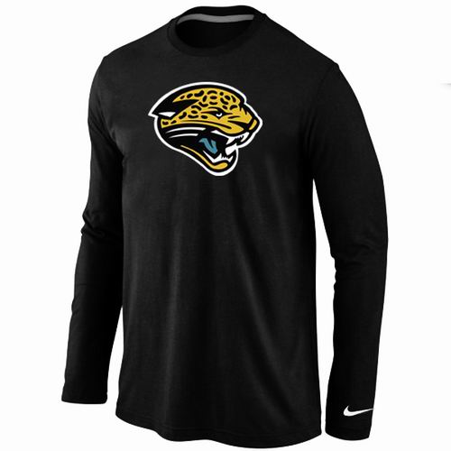 Nike Jacksonville Jaguars Logo Long Sleeve T-Shirt black,We sell and wholesale Nike Jacksonville Jaguars Logo Long Sleeve T-Shirt black on line form chian!