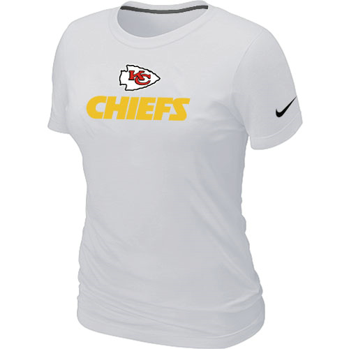Nike Kansas City Chiefs Authentic Logo Women's T-Shirt White,We sell and wholesale Nike Kansas City Chiefs Authentic Logo Women's T-Shirt White on line form chian!