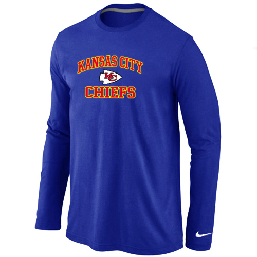 Nike Kansas City Chiefs Heart & Soul Long Sleeve T-Shirt Blue,We sell and wholesale Nike Kansas City Chiefs Heart & Soul Long Sleeve T-Shirt Blue on line form chian!