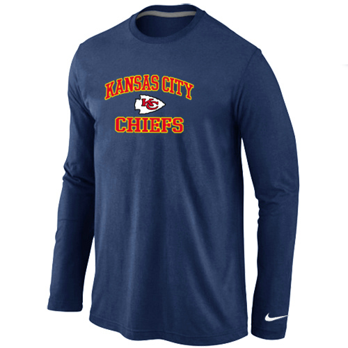 Nike Kansas City Chiefs Heart & Soul Long Sleeve T-Shirt D.Blue,We sell and wholesale Nike Kansas City Chiefs Heart & Soul Long Sleeve T-Shirt D.Blue on line form chian!