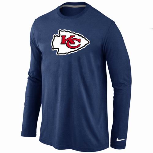 Nike Kansas City Chiefs Logo Long Sleeve T-Shirt D.Blue,We sell and wholesale Nike Kansas City Chiefs Logo Long Sleeve T-Shirt D.Blue on line form chian!