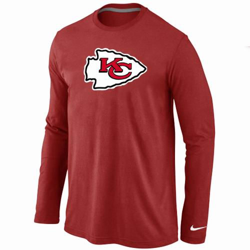 Nike Kansas City Chiefs Logo Long Sleeve T-Shirt Red,We sell and wholesale Nike Kansas City Chiefs Logo Long Sleeve T-Shirt Red on line form chian!