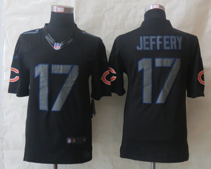 Nike Limited Chicago Bears #17 Jeffery Impact Black Jersey,We sell and wholesale Nike Limited Chicago Bears #17 Jeffery Impact Black Jersey on line form chian!