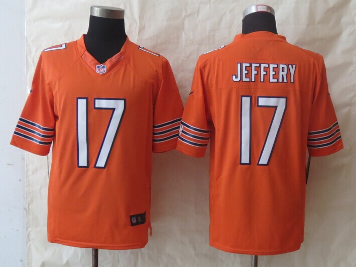 Nike Limited Chicago Bears #17 Jeffery Orange Jerseys,We sell and wholesale Nike Limited Chicago Bears #17 Jeffery Orange Jerseys on line form chian!