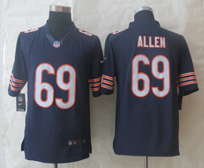 Nike Limited Chicago Bears #69 Allen Blue Jerseys,We sell and wholesale Nike Limited Chicago Bears #69 Allen Blue Jerseys on line form chian!