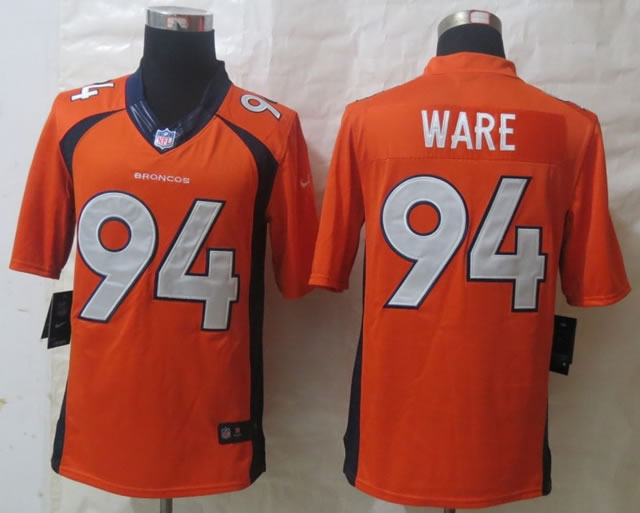 Nike Limited Denver Broncos #94 Ware Orange Jerseys,We sell and wholesale Nike Limited Denver Broncos #94 Ware Orange Jerseys on line form chian!